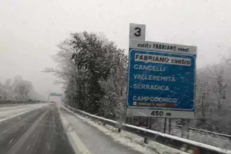 Neve sull'Appennino: il Confine tra Marche e Umbria si Colora di Bianco